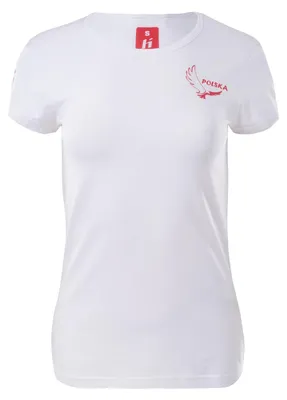 Produktbild von Huari - "Poland Fan" T-Shirt für Damen IG5807 (S) (Weiß/Rot)
