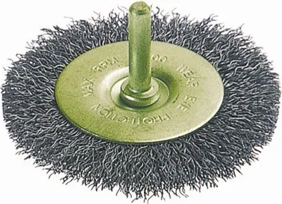 Produktbild von Wolfcraft Scheibendrahtbürste Ø 75 x 10 mm Schaft Ø 6 mm
