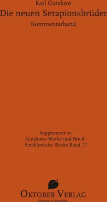 Produktbild von Die neuen Serapionsbrüder. Kommentarband