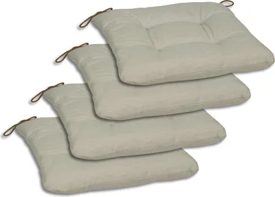 Produktbild von GO-DE Textil, Sitzkissen Sitzmöbel, 4er-Set, Farbe: beige, Maße ca.: 38 cm x 38 cm x 5 cm