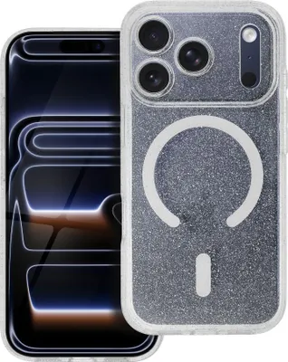 Produktbild von Clear Mag Cover Magnet Hülle Glitzer Kompatibel mit iPhone 17 Pro