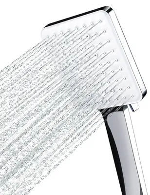 Produktbild von Newentor Duschkopf Regendusche, Handbrause Duschkopf Gross, Wassersparender Duschkopf Hochdruck, Duschkopf XXL mit 6 Strahlarten (Duschkopf ohne Schlauch)