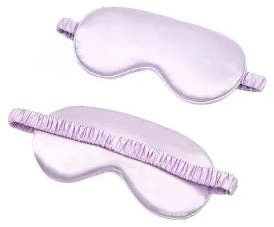 Image de Masque de sommeil en soie imitation pour un sommeil confortable