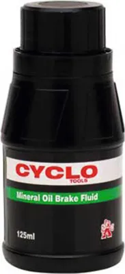 Obrázok produktu pre Cyklonástroje Brzdová kvapalina minerálny olej 125ml, fľaša, minerálny. Hydraulický olej