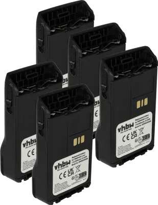 Produktbild von vhbw 5x Akku Ersatz für Motorola PMNN4511A, PMNN4440, PMNN4502A, PMNN4440AR für Funkgerät, Walkie Talkie (2600 mAh, 7,4 V, Li-Ion)