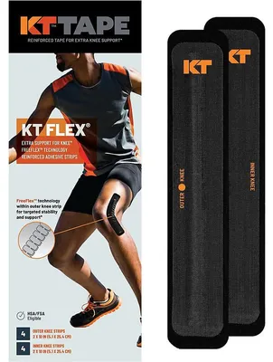 Image de KT Tape Flex-Tape - Noir | Taille: ONE SIZE
