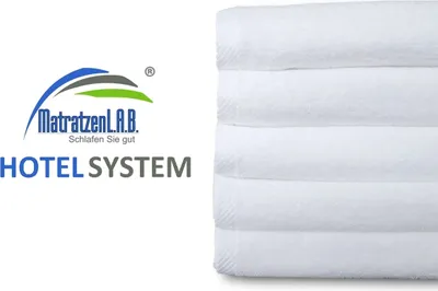 Produktbild von 500g Hotel Wellness Doppelzwirn Handtücher Duschtücher Badematte 100% Baumwolle