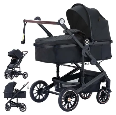 Obrázek produktu pro Daliya® NEOMOVE 2v1 – kočárek, korbička a sportovní sedačka v jednom, buggy, hliníkový rám, cestovní kočárek, kombinovaný kočárek s velkým nákupním košíkem