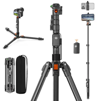 Produktbild von Kamerastativ Smartphonestativ - 191 cm - Aluminium - Fernbedienung