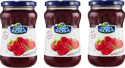 Produktbild von 3x Santa Rosa Lamponi Italienische Himbeermarmelade 350g Konfitüren Marmelade