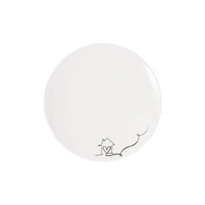 Obrázok produktu pre Villeroy & Boch Statement Lines raňajkový tanier / tanier na tortu "Familiy" 21cm