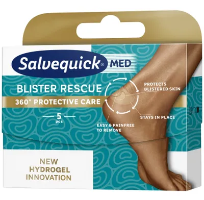 Obrázok produktu pre Leukotape na pätové otlaky Salvequick - balenie 5 kusov