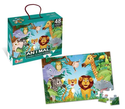 Immagine prodotto di Puzzle Jumbo Jungle 48 pezzi