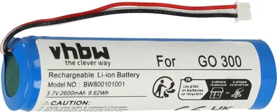 Produktbild von vhbw Akku kompatibel mit TomTom Rider GPS Navigation Navi (2600 mAh, 3,7 V, Li-Ion)