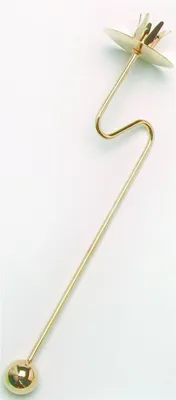Produktbild von Balance Kerzenhalter Metall 18cm champagner glanz