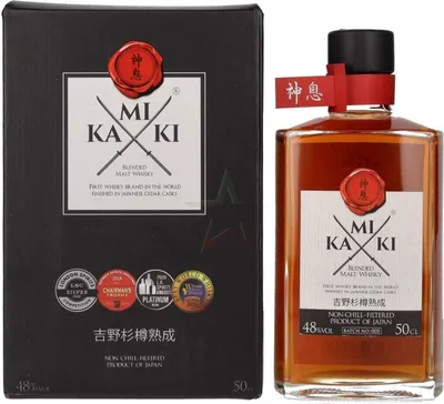 Produktbild von KAMIKI Blended Malt Whisky 48,00 % 0,50 Liter