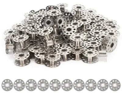 100 Stück Nähmaschinenspulen, Metall, Universal, Ersatzteile
