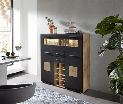 Produktbild von Barschrank Bar Wohnzimmer Eesszimer  Loungetisch Bartisch "Sidonia I"