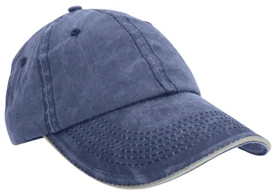 Produktbild von Result Baumwoll Baseball Kappe FK637 (Einheitsgröße) (Marineblau/Wachsfarben)