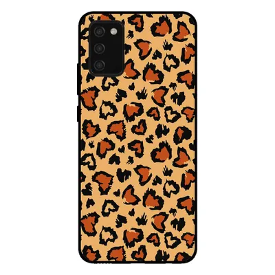 Zdjęcie produktu dla Smartphonica Etui na telefon Samsung Galaxy A02s z nadrukiem tygrysa - tylna obudowa z nadrukiem pantery - brązowy