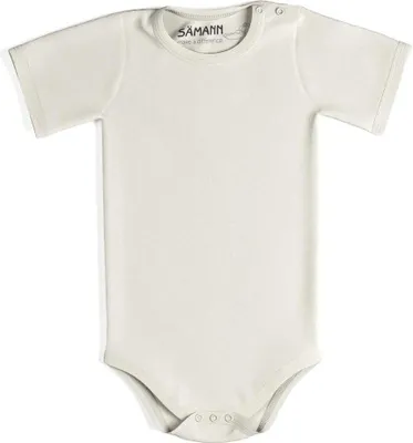 Produktbild von Baby Body aus 100% Baumwolle mit Druckknopf kurzarm nicht gerippt 0-3 M Coconut Milk