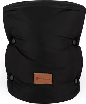 Produktbild von Petite&Mars Jasie Kinderwagen-Handwärmer mit Fleece, Ink Black