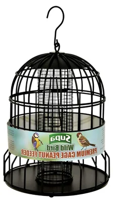 Produktbild von Wildvogelkäfig Erdnuss-Futterspender für Wildvögel, abschreckend für Eichhörnchen und größere Vögel