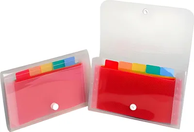 Obrázok produktu pre Spis s priehradkami Crystal - 18 x 11 cm / 6 priehradiek