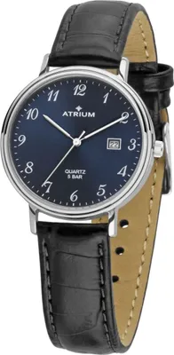 A close-up studio shot of a wristwatch.