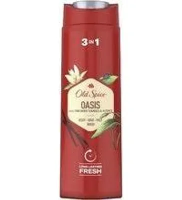 Image de Gel douche pour hommes Oasis (Body-Hair-Face Wash), 400 ml