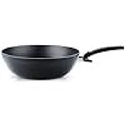 Produktbild von Fissler Adamant / Aluminium-Wokpfanne (Ø 30 cm, 5,2 Liter) beschichtet, große Asia-Pfanne, hoher Rand, antihaftend - Induktion