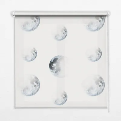 Produktbild von Seitenzug-Rollo Fensterrollo Jalousie - Lichtdurchlässig Springrollos - 80x240 cm - Monde