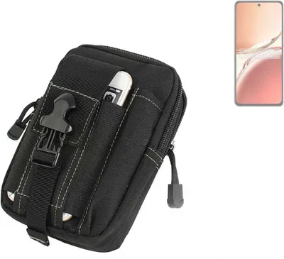 Produktbild von K-S-Trade Gürtel Tasche kompatibel mit Oppo Reno12 F 5G Gürteltasche Holster Schutz Hülle Handy Hülle Smartphone outdoor Handy-Hülle schwarz