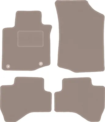 Produktbild von Velours-Autoteppiche für: Peugeot 108 Hatchback (2014-) Beige