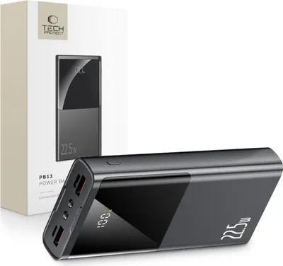 Produktbild von Tech-Protect Pb13-22,5W Power Bank 20000Mah Grau