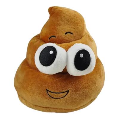 Produktbild von Emoticon Kackhaufen Kissen Poo Dekokissen Scheißhaufen Plüschtier