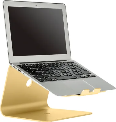 Produktbild von Slabo Laptopständer für MacBook 2012 - 2018 | MacBook Pro 2012 - 2018 | Macbook Air 2012 - 2018 | Powerbook | Laptop | Notebook "Aluminium" - GOLD
