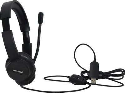 Obrázek produktu pro Náhlavní souprava BLIZZARD pro PC Plug&Play USB s potlačením šumu HEADSET H4