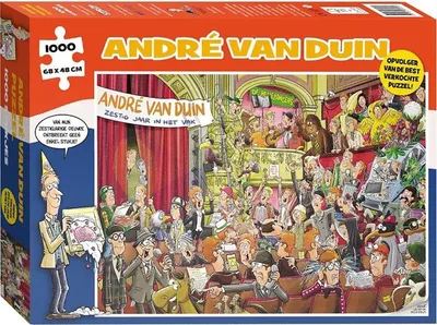 Image de Puzzle André van Duin - 60 ans de métier, 1000 pièces.