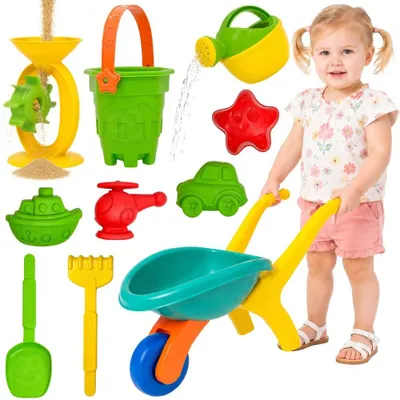 Produktbild von Woopie Garden Schubkarren-Sand-Set 10-tlg.