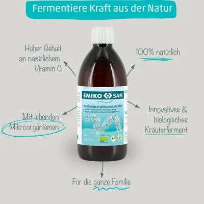 Produktbild von EMIKOSAN 1L Eff. Mikroorganismen Bio Kräuterferment Nahrungsergänzung Emiko