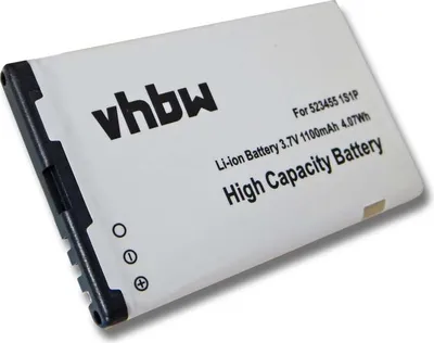 Zdjęcie produktu dla Bateria Vhbw 1100Mah (3.7V) do telefonu komórkowego Smartphone Bea-Fon S200, S210 Like 523455 1S1P.