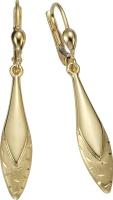 Produktbild von Fascination by Ellen K. Ohrringe 375/- Gold 4,1cm gelb ohne 324330014-3