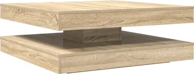 Obrázok produktu pre vidaXL Konferenčný stolík otočný o 360 stupňov Sonoma dub 90x90x34,5 cm