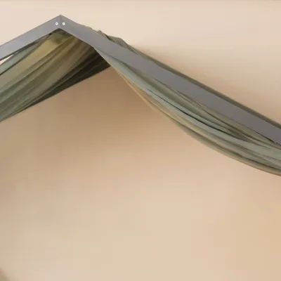 Produktbild von HOME DELUXE - Zweiteiliger Kinderbett Vorhang VELO - Farbe: Khaki, 120 x 370 cm, Blickdicht I Betthimmel Bettvorhang