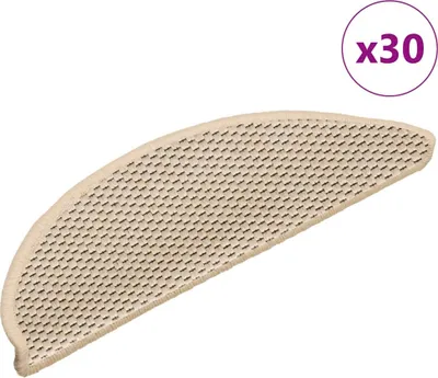 Produktbild von Stufenmatten Selbstklebend Sisal-Optik 30Stk. 56x17x3cm