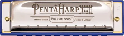 Produktbild von HOHNER Pentaharp Mundharmonika, Tonart e-Moll, Edelstahl (M21BX-EM)
