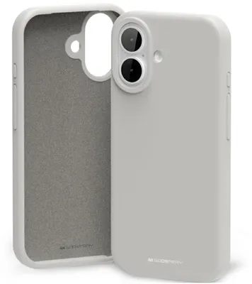 Zdjęcie produktu dla Etui Mercury Silicone do iPhone 17 kamienny