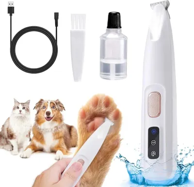 Obrázek produktu pro Micro-Prezisiontrimmer für Haustiere, 2025 Upgrade zastřihovač psích tlapek s LED světlem, lehčí zastřihovač zvířecí srsti, vodotěsný zastřihovač zvířecí srsti