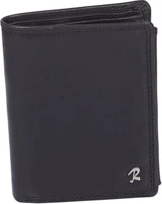 Produktbild von Rovicky | Herren-Geldbörse, Klassische, aus Rindsleder, Schwarz, 10x13 cm